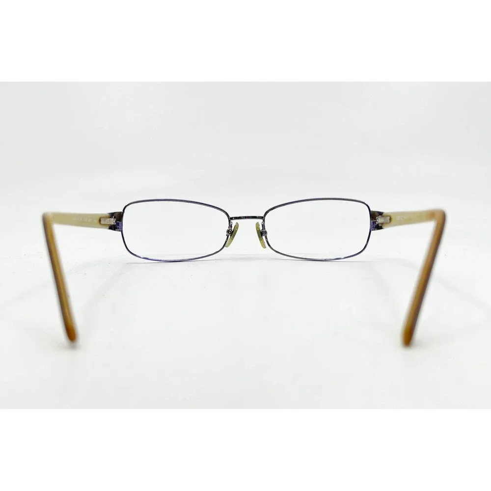Versace Eyeglasses Women Purple Medusa Rhinestone 1077-B 52-17-130